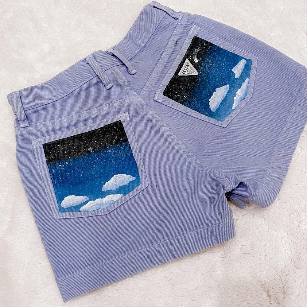 Vintage Guess | Painted Shorts